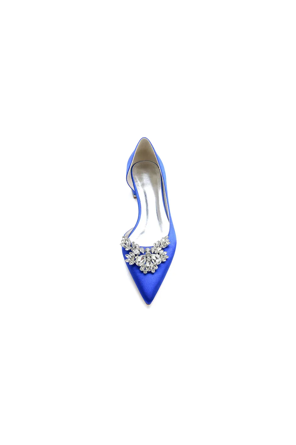 Crystal Pointed Toe Flats
