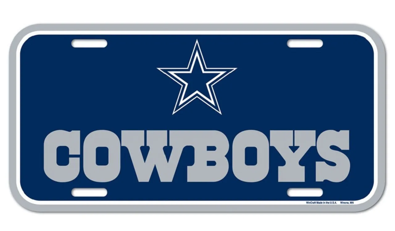 Dallas Cowboys License Plate