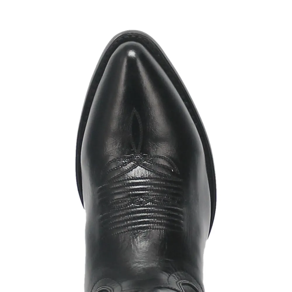 Dan Post Men’s Milwaukee 13” J Pointed Toe Black Cowboy Fine Leather Boot