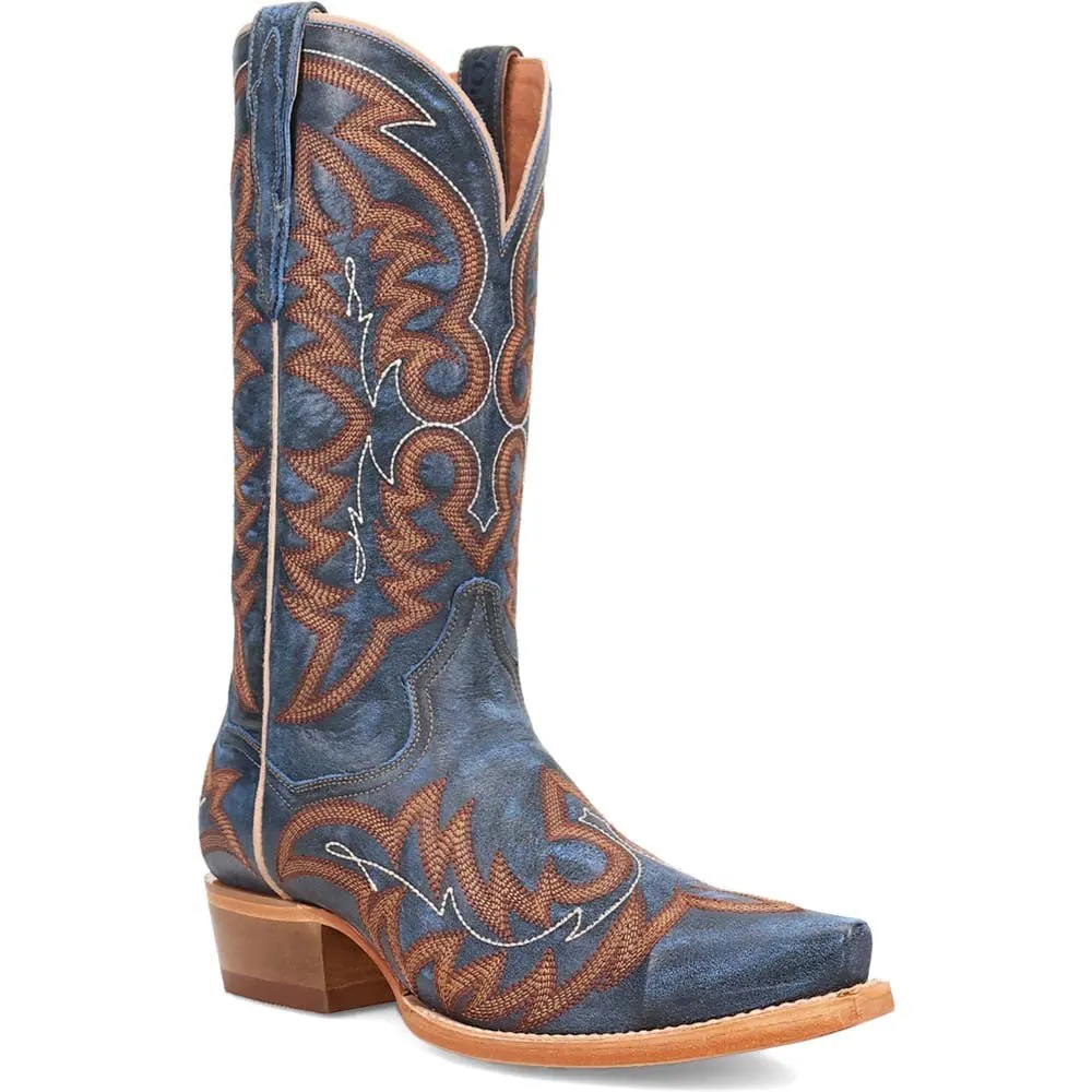 Dan Post Men’s Triton Blue 13” Snip Toe Cowboy Boot