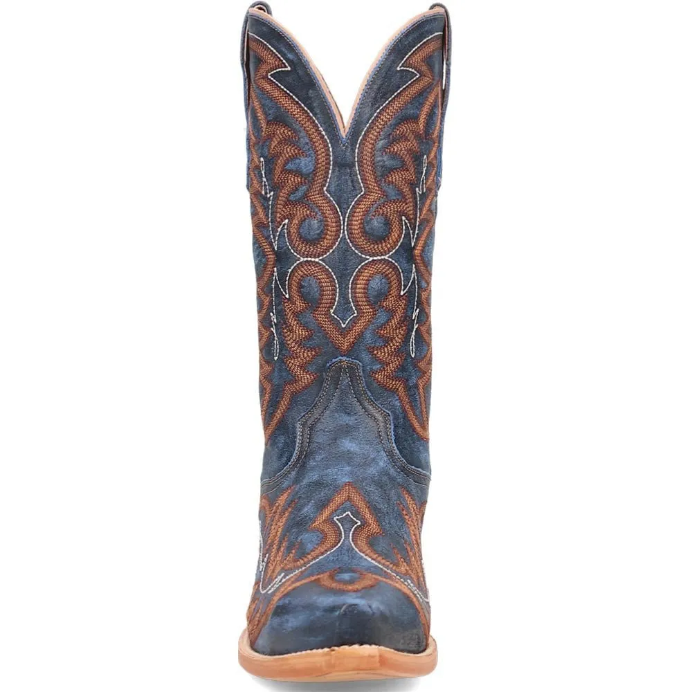 Dan Post Men’s Triton Blue 13” Snip Toe Cowboy Boot