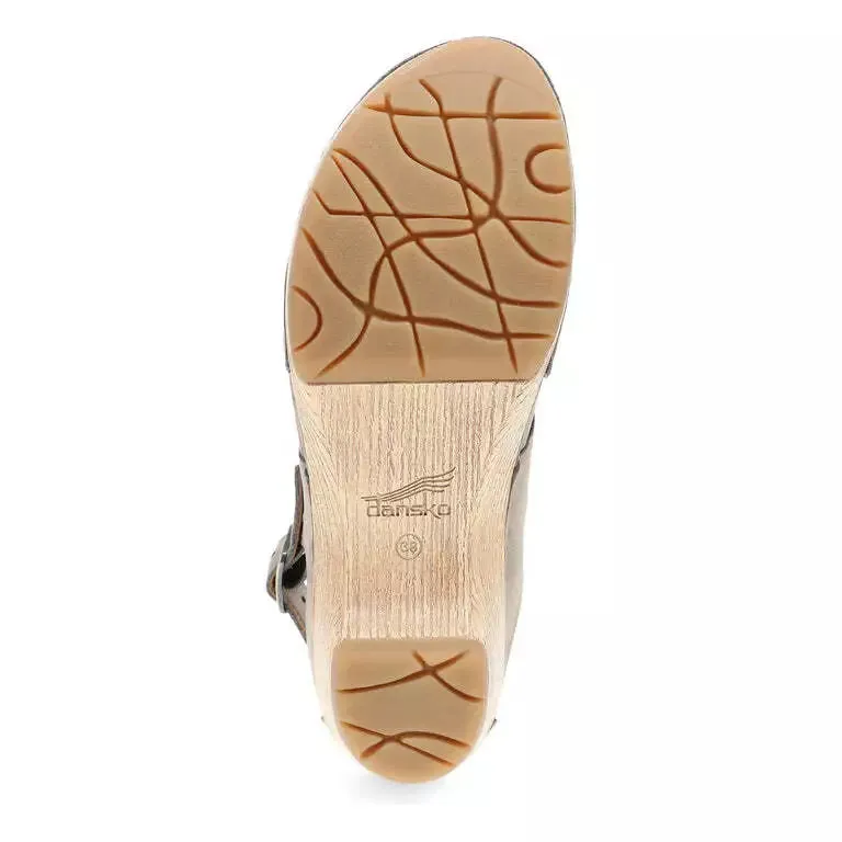 Dansko Women's Lucia Taupe Milled Nubuck 2218151400