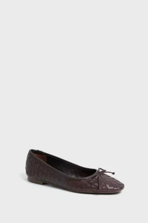 Dark Chocolate Arissa Flats