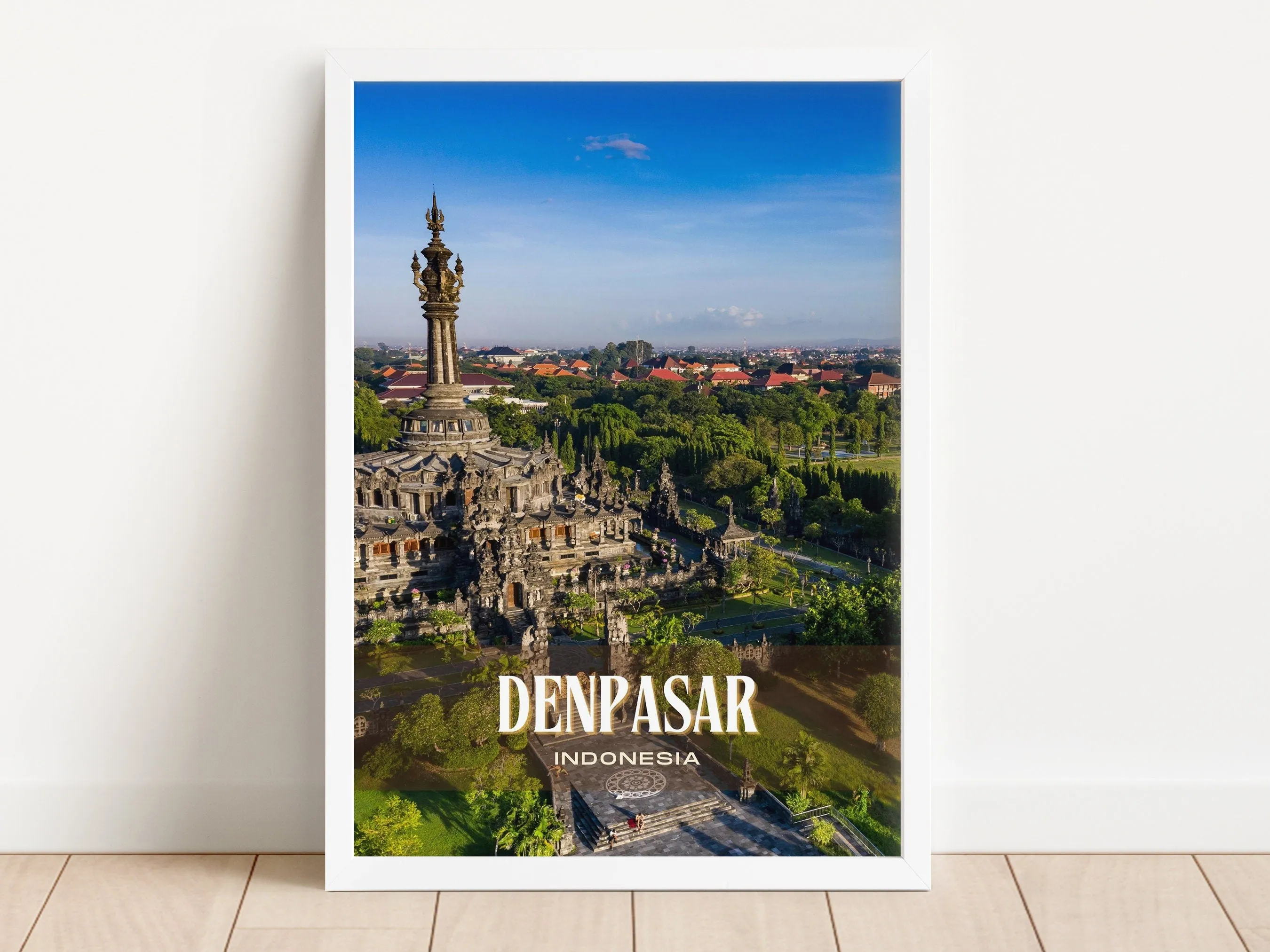 Denpasar Retro Wall Art, Indonesia