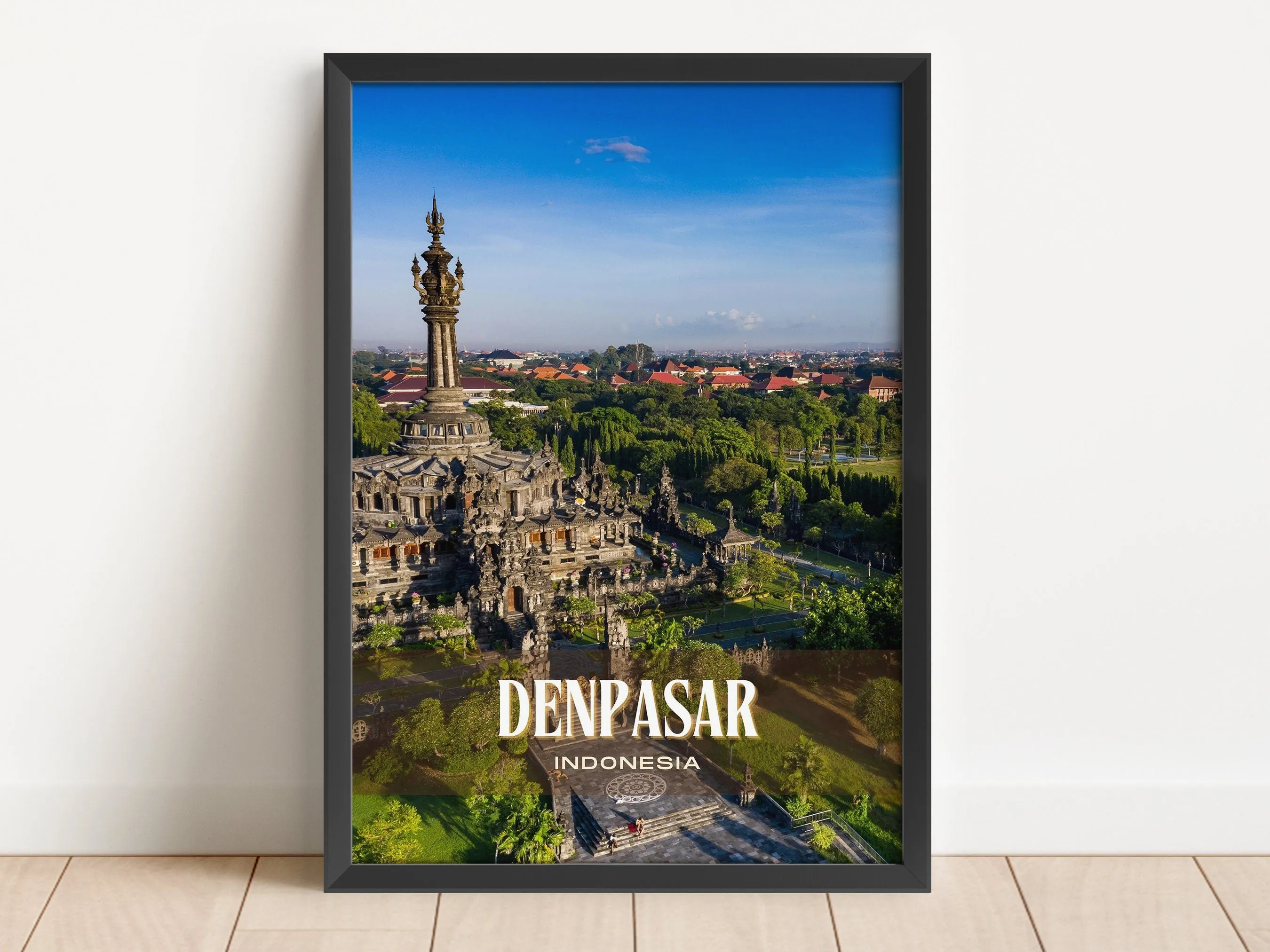 Denpasar Retro Wall Art, Indonesia