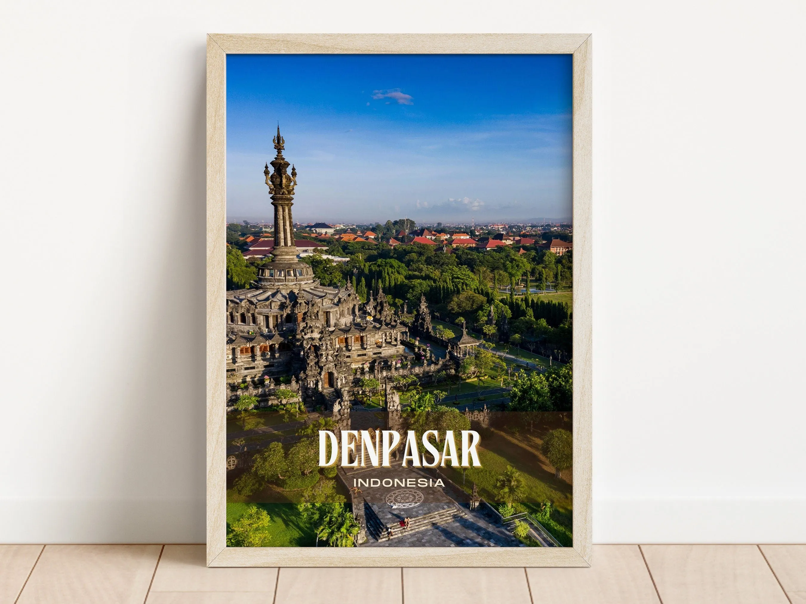 Denpasar Retro Wall Art, Indonesia