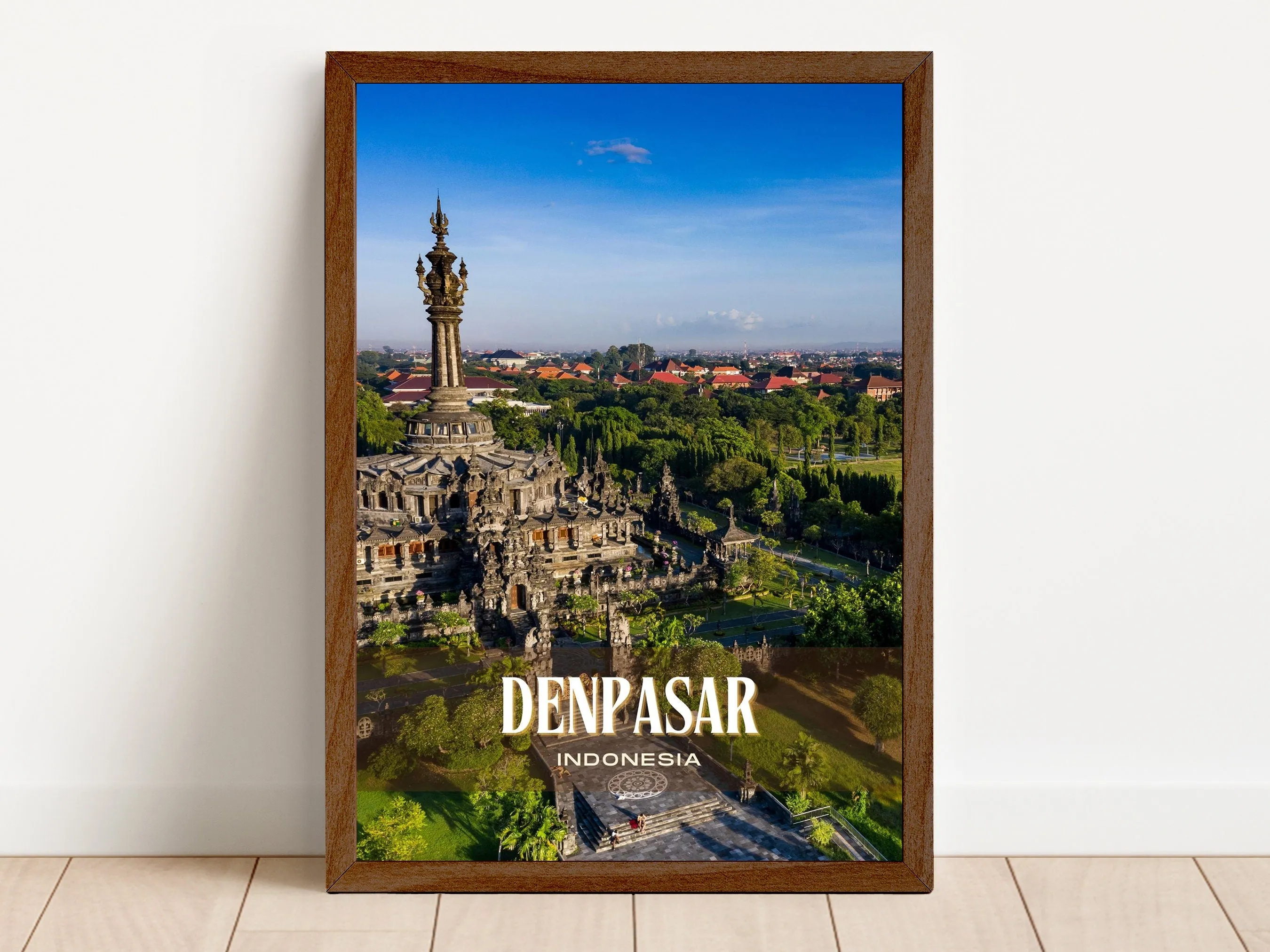 Denpasar Retro Wall Art, Indonesia