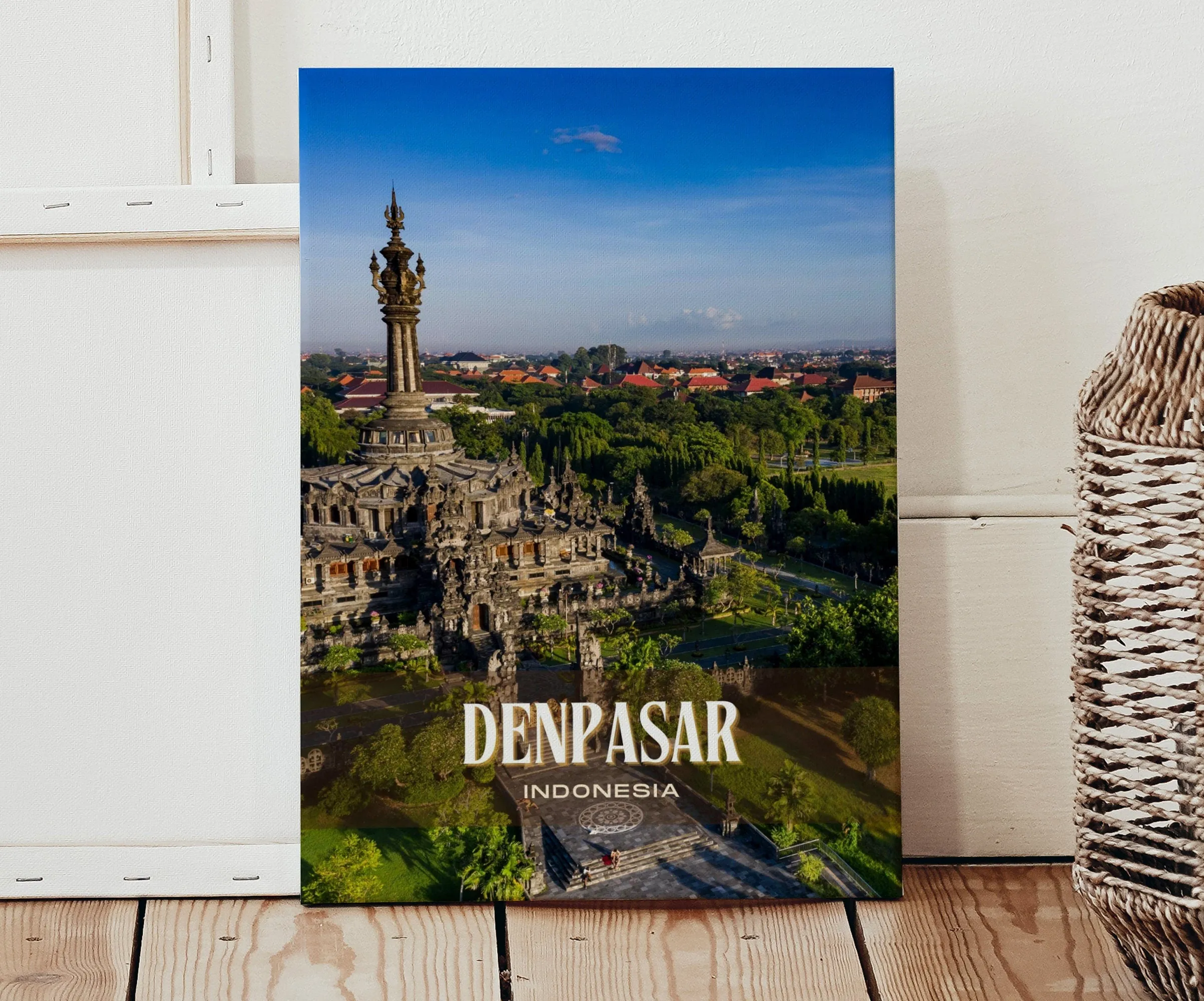 Denpasar Retro Wall Art, Indonesia