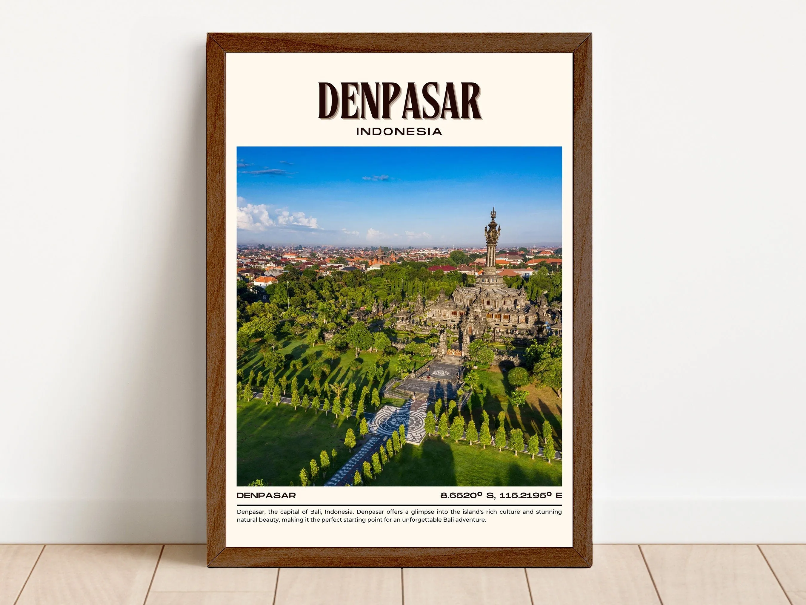 Denpasar Vintage Wall Art, Indonesia