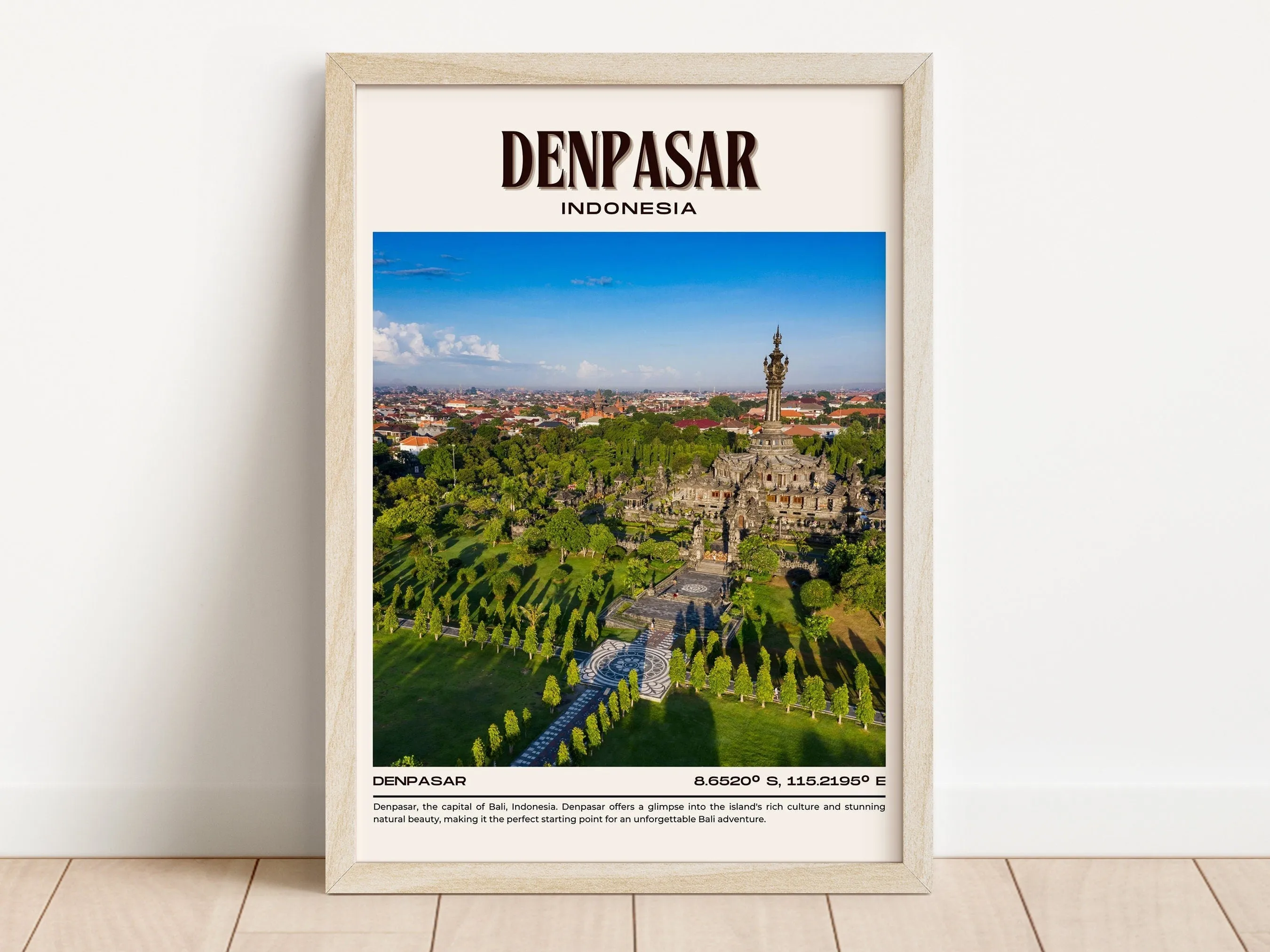 Denpasar Vintage Wall Art, Indonesia