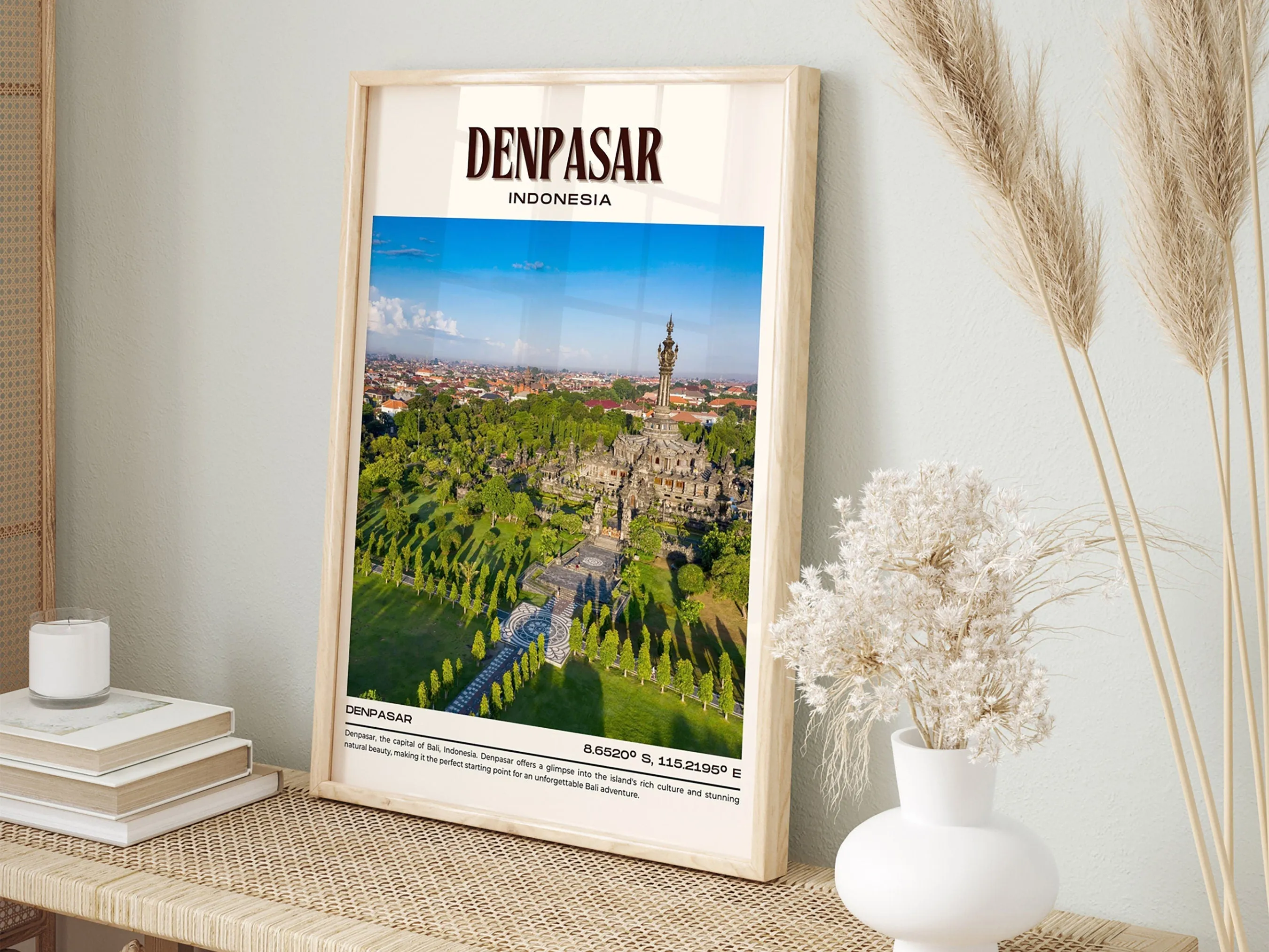 Denpasar Vintage Wall Art, Indonesia