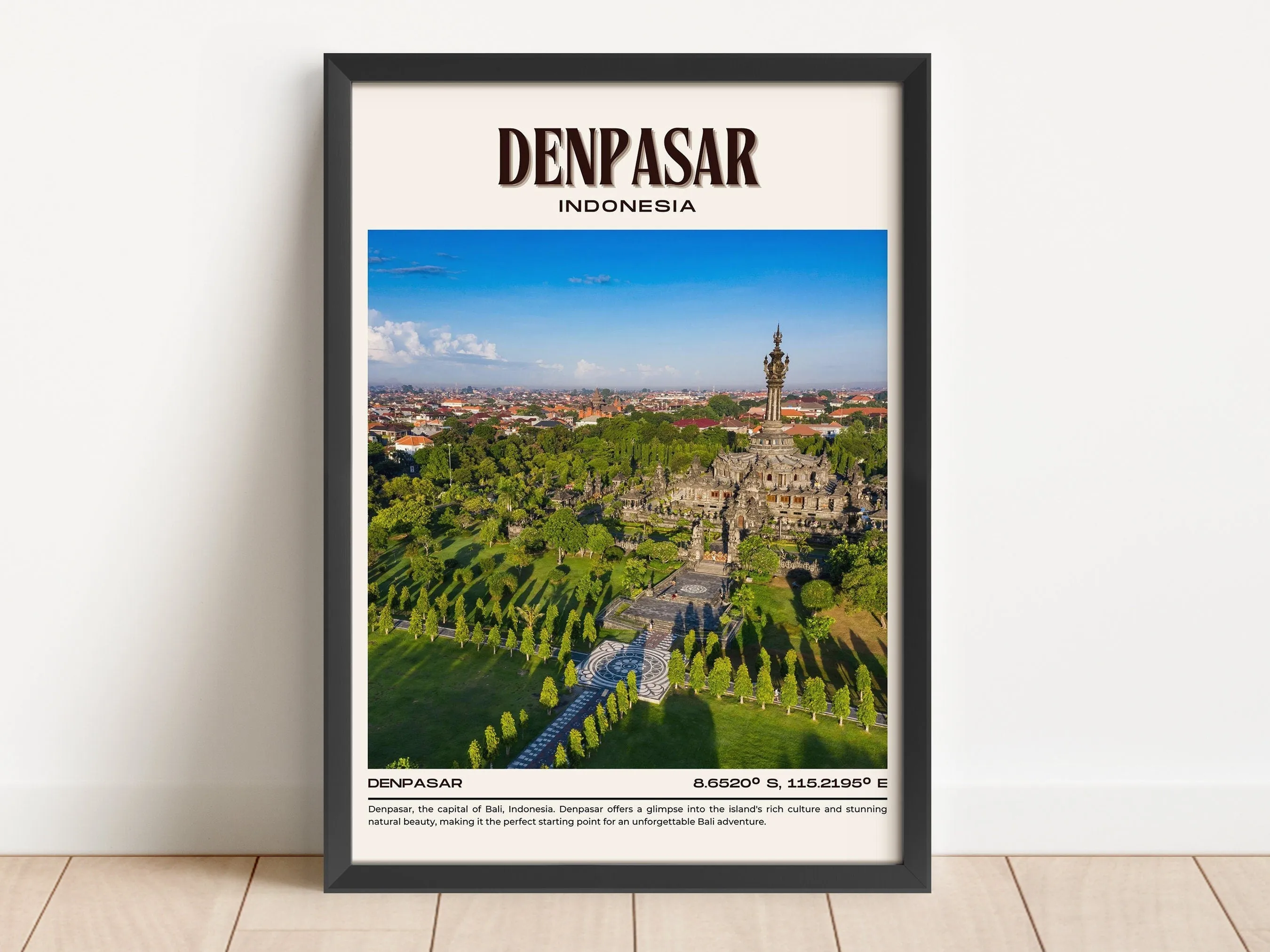 Denpasar Vintage Wall Art, Indonesia