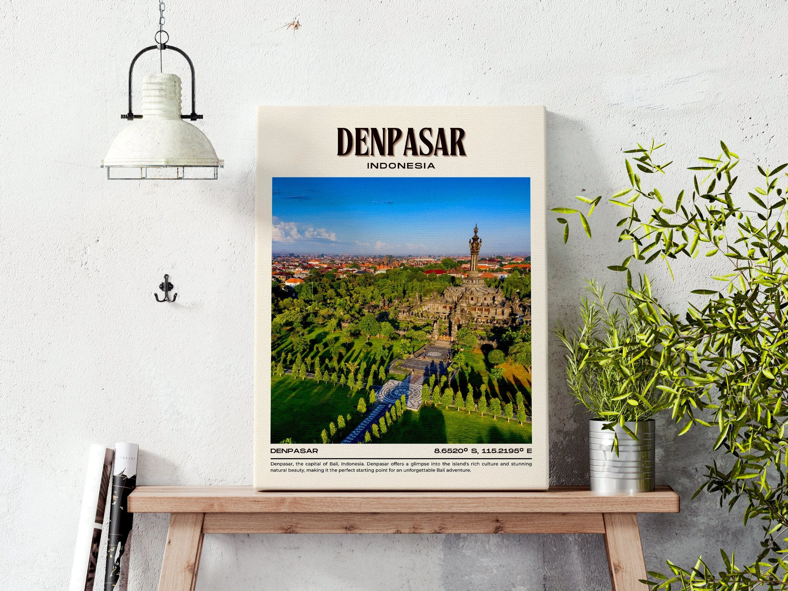 Denpasar Vintage Wall Art, Indonesia