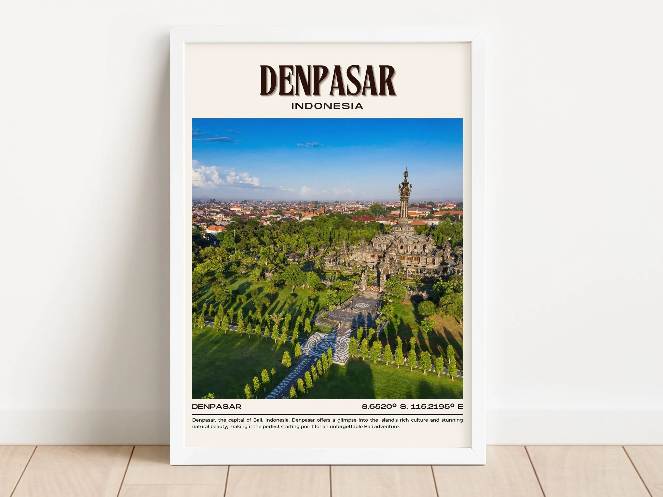 Denpasar Vintage Wall Art, Indonesia