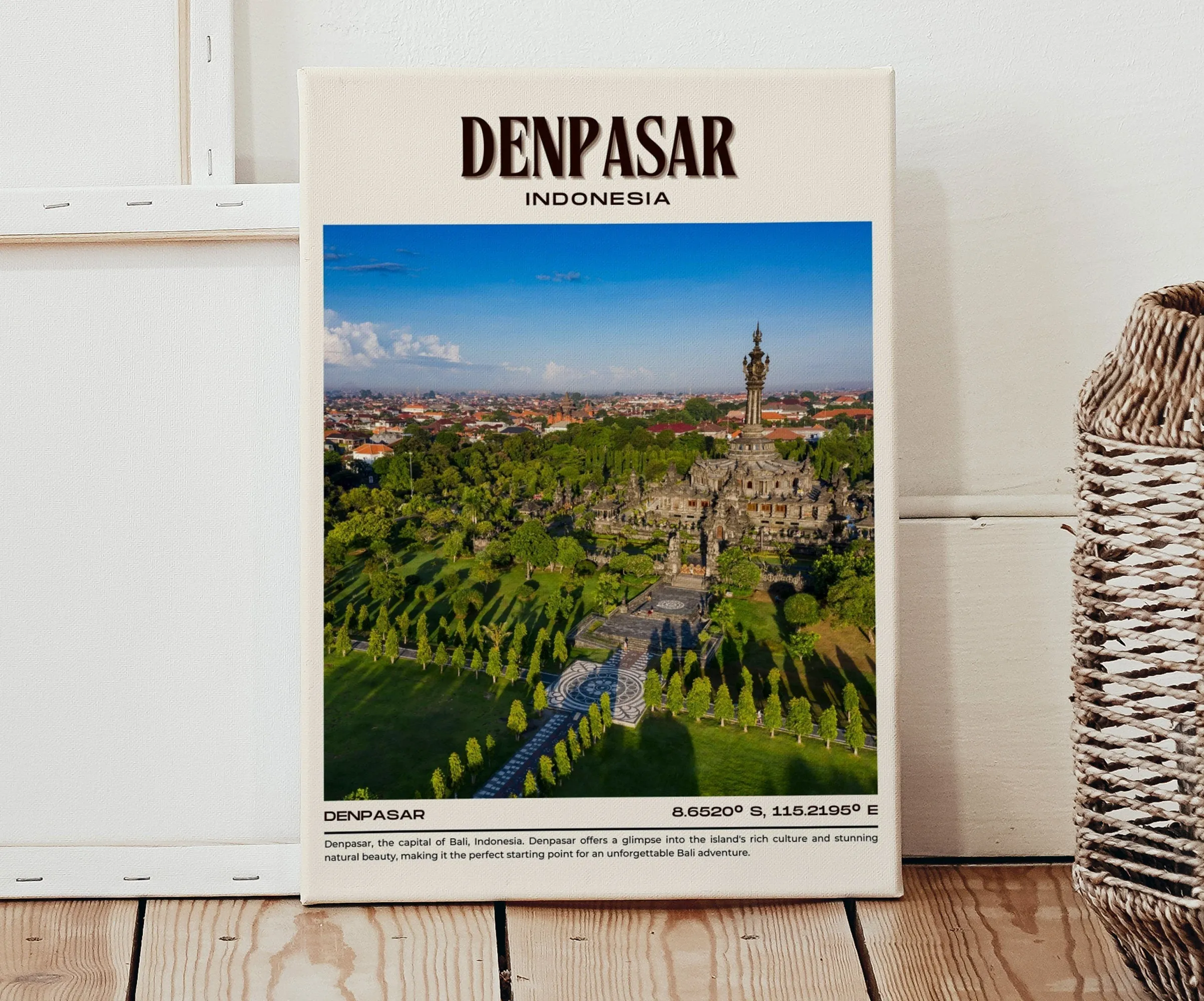 Denpasar Vintage Wall Art, Indonesia