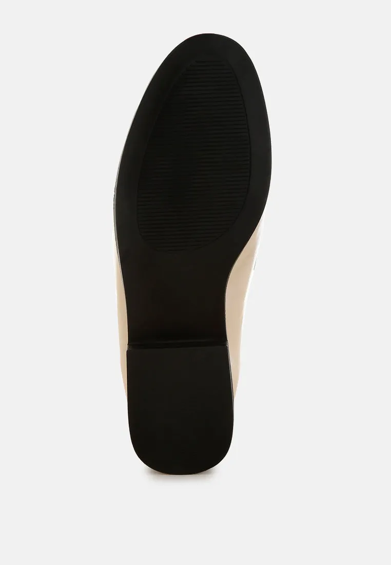 Diamante Horsebit Metallic Loafers By MODE