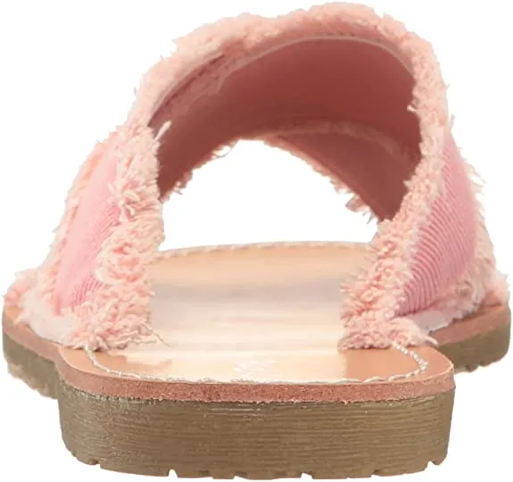 Dirty Laundry by Chinese Laundry Women's Empowered Slide Sandal, Rose Pink Twill, 8.5 M US