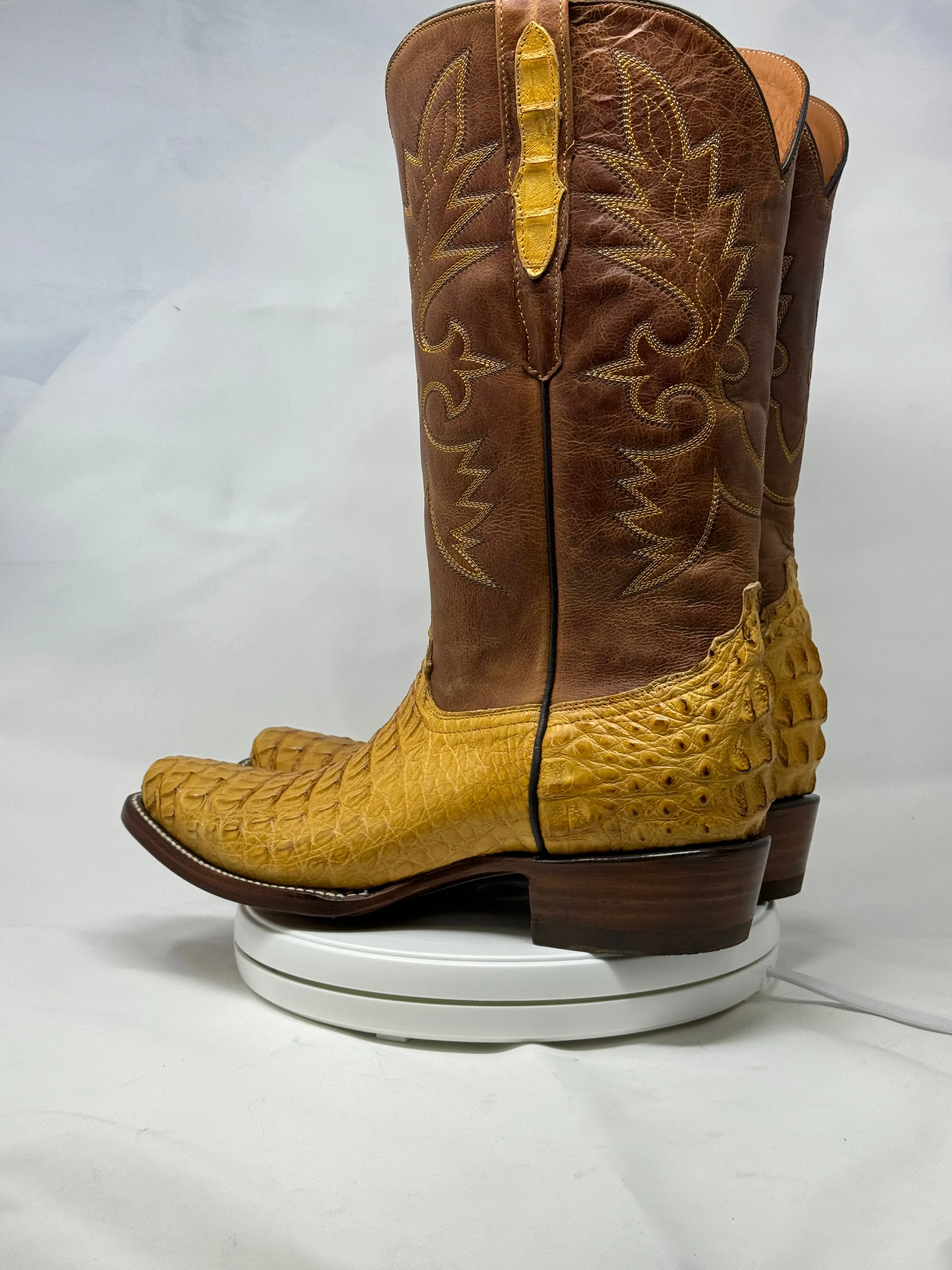 DJ2059 | Don Juan Boots Men's Caiman Back Buttercup Diamond Toe