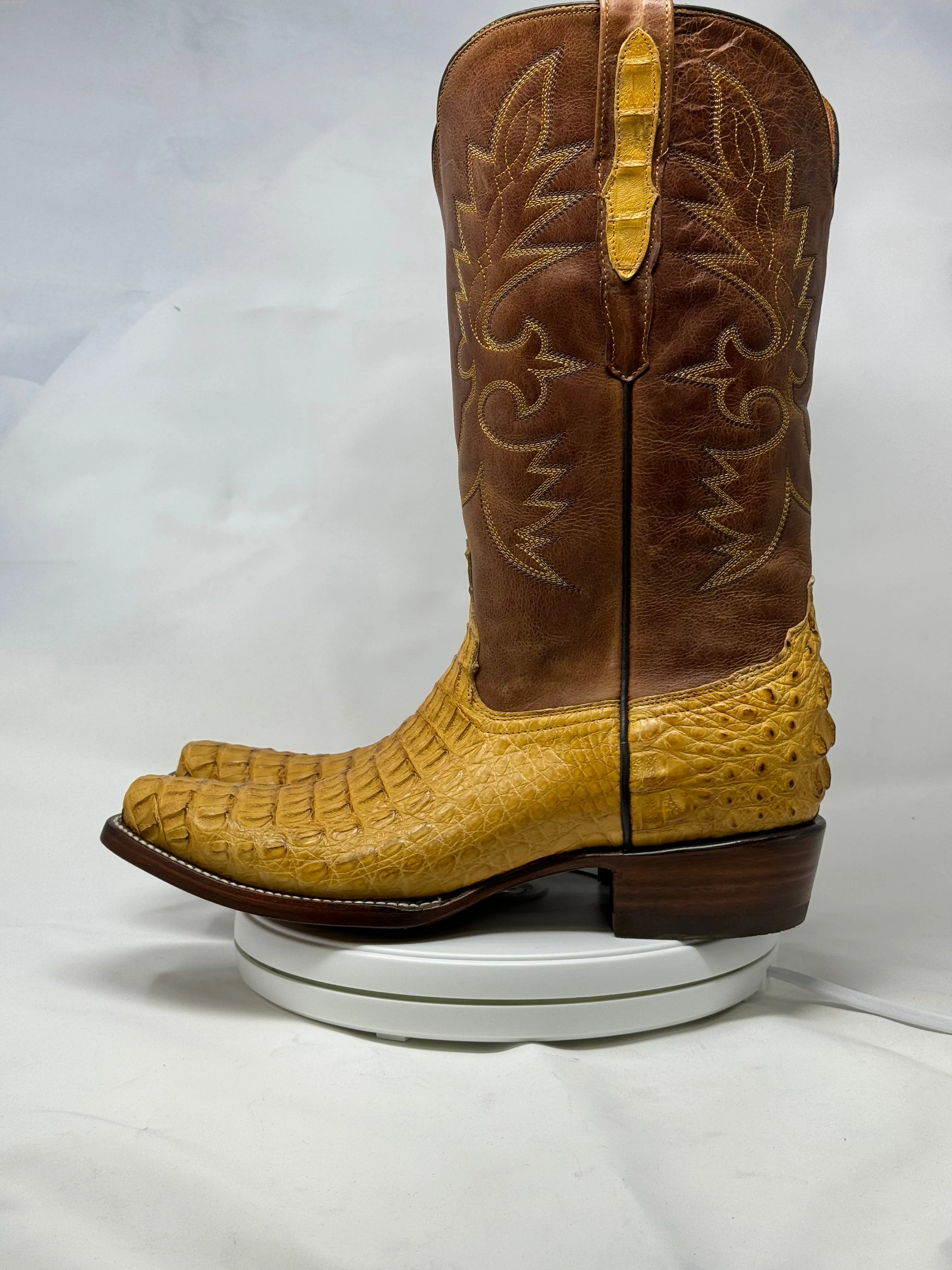 DJ2059 | Don Juan Boots Men's Caiman Back Buttercup Diamond Toe