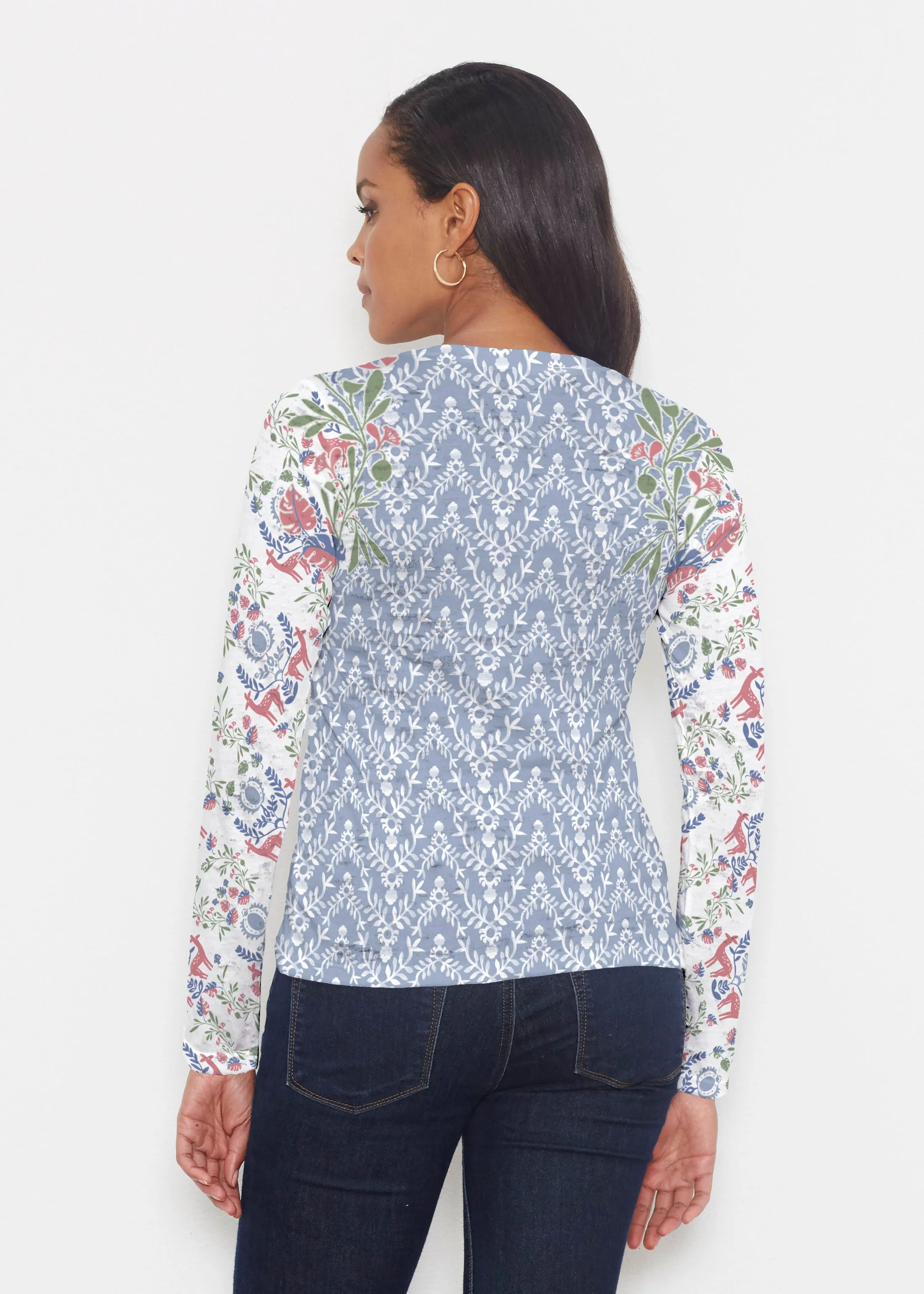 Doe A Deer (8031) ~ Signature Long Sleeve Crew Shirt