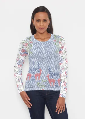 Doe A Deer (8031) ~ Signature Long Sleeve Crew Shirt