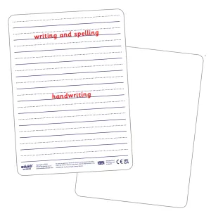 Drywipe A4 Lined Whiteboards pk 30