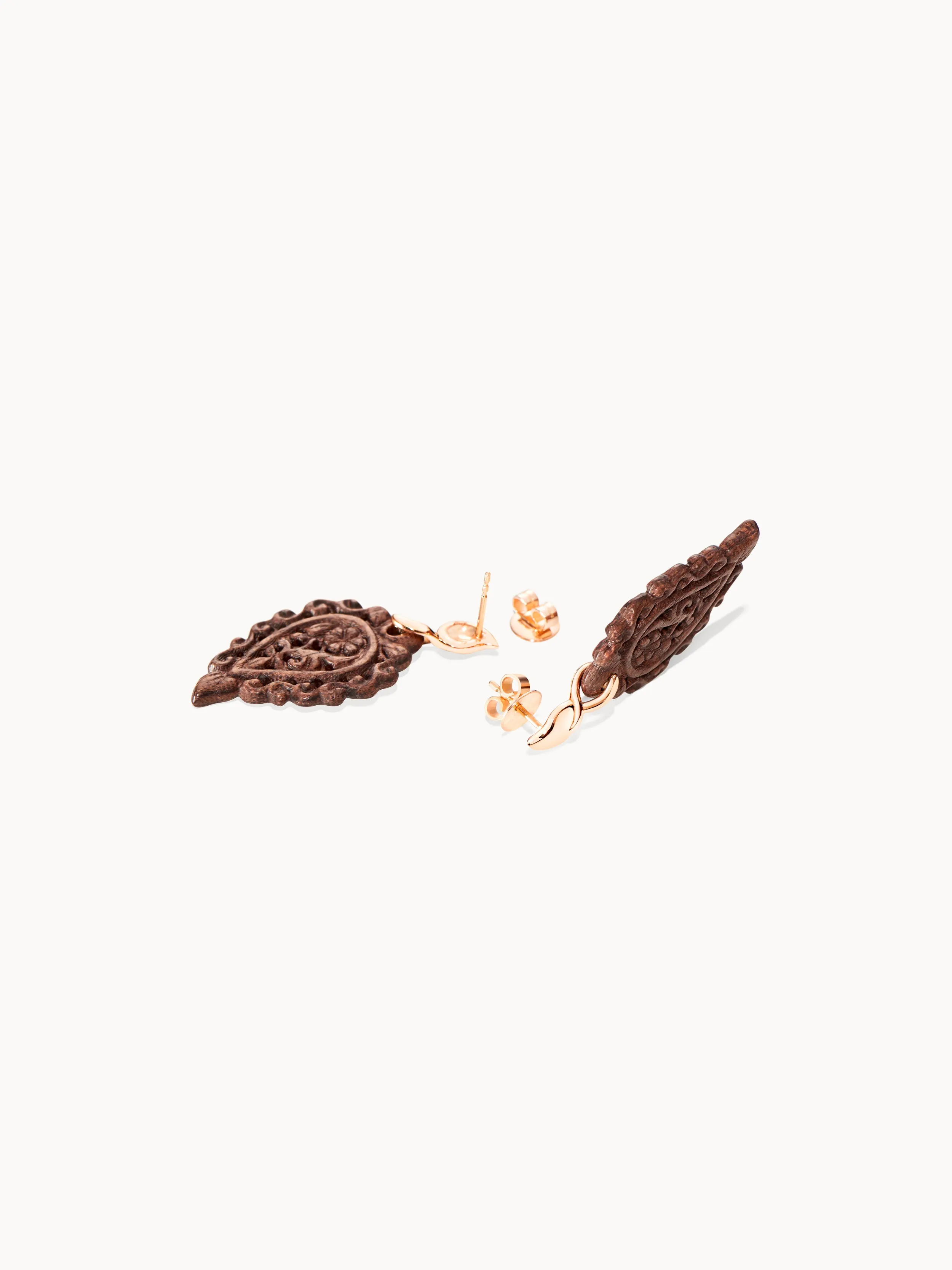 Earrings INDIA Snakewood