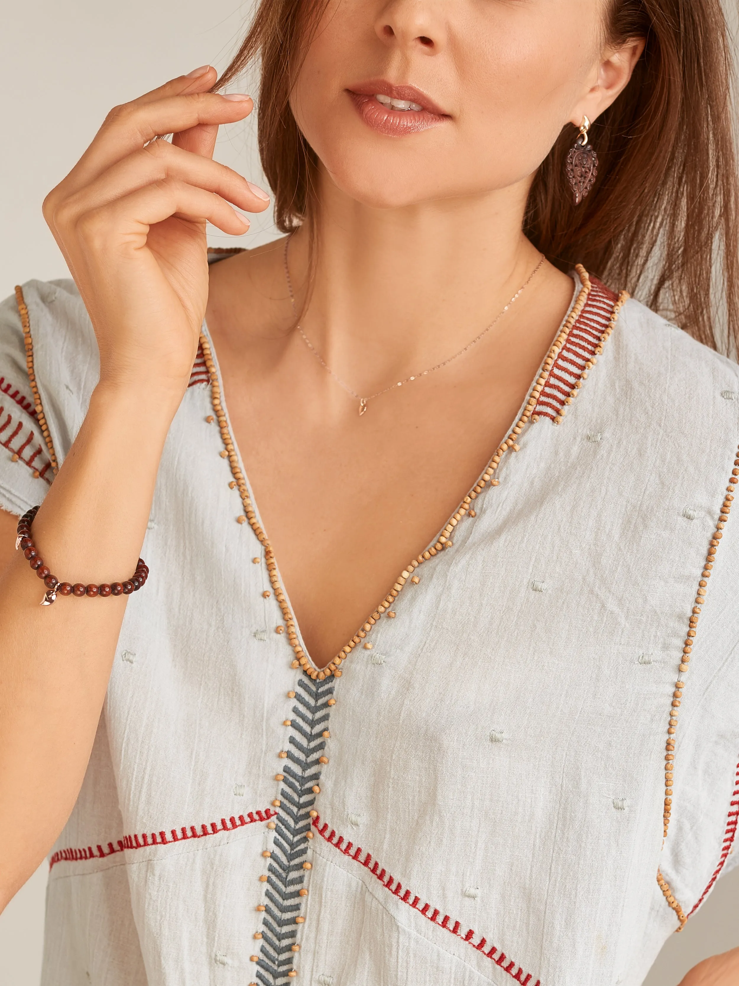 Earrings INDIA Snakewood