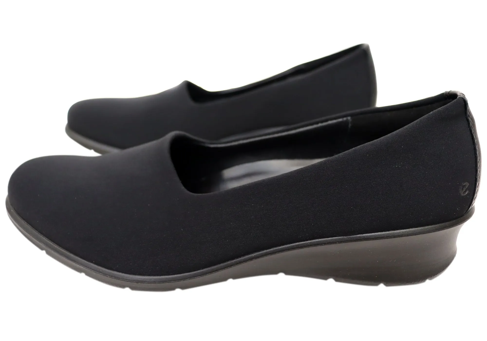 ECCO Felicia Womens Comfortable Textile Stretch Slip On Shoes