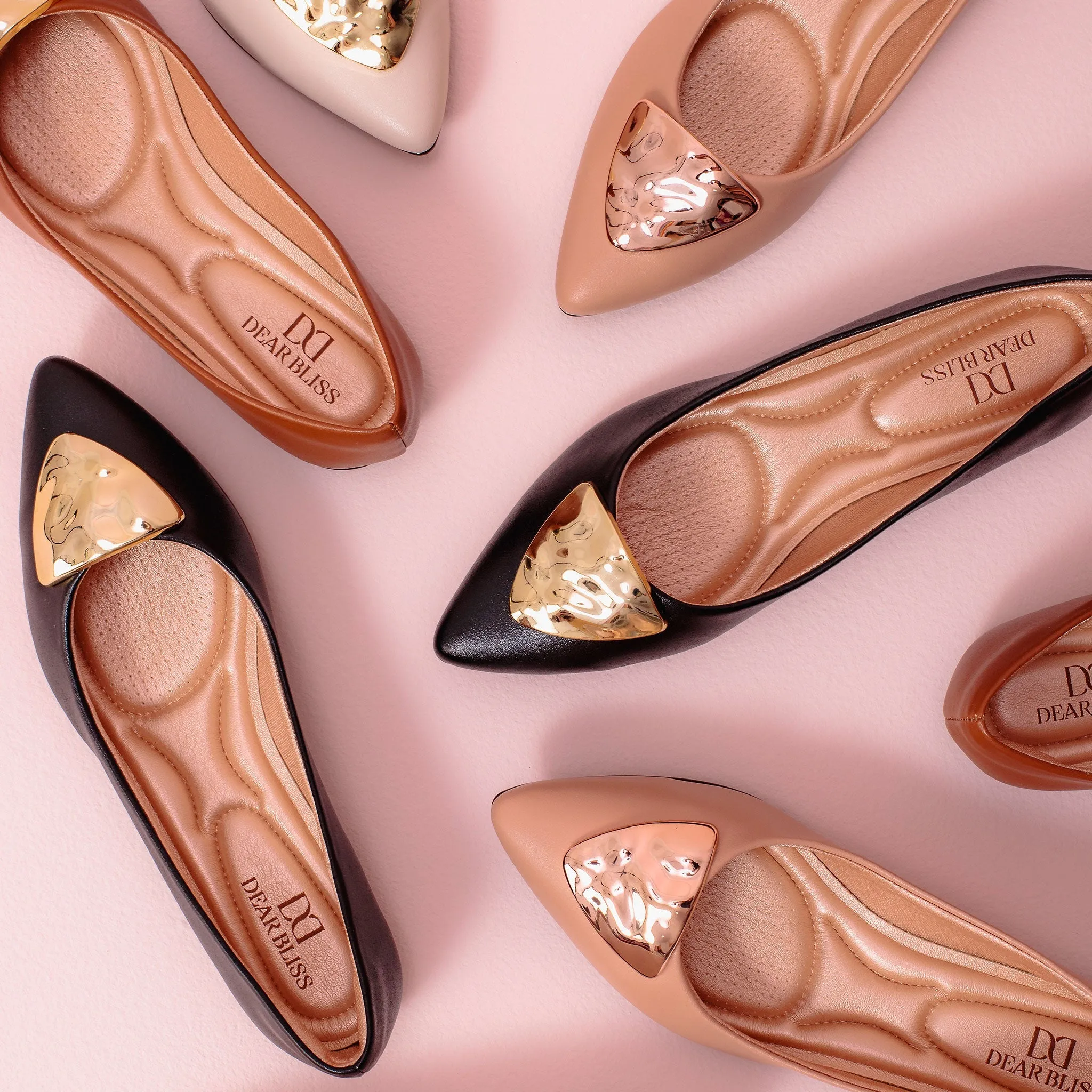 Elena Pele Pointed Toe Flats
