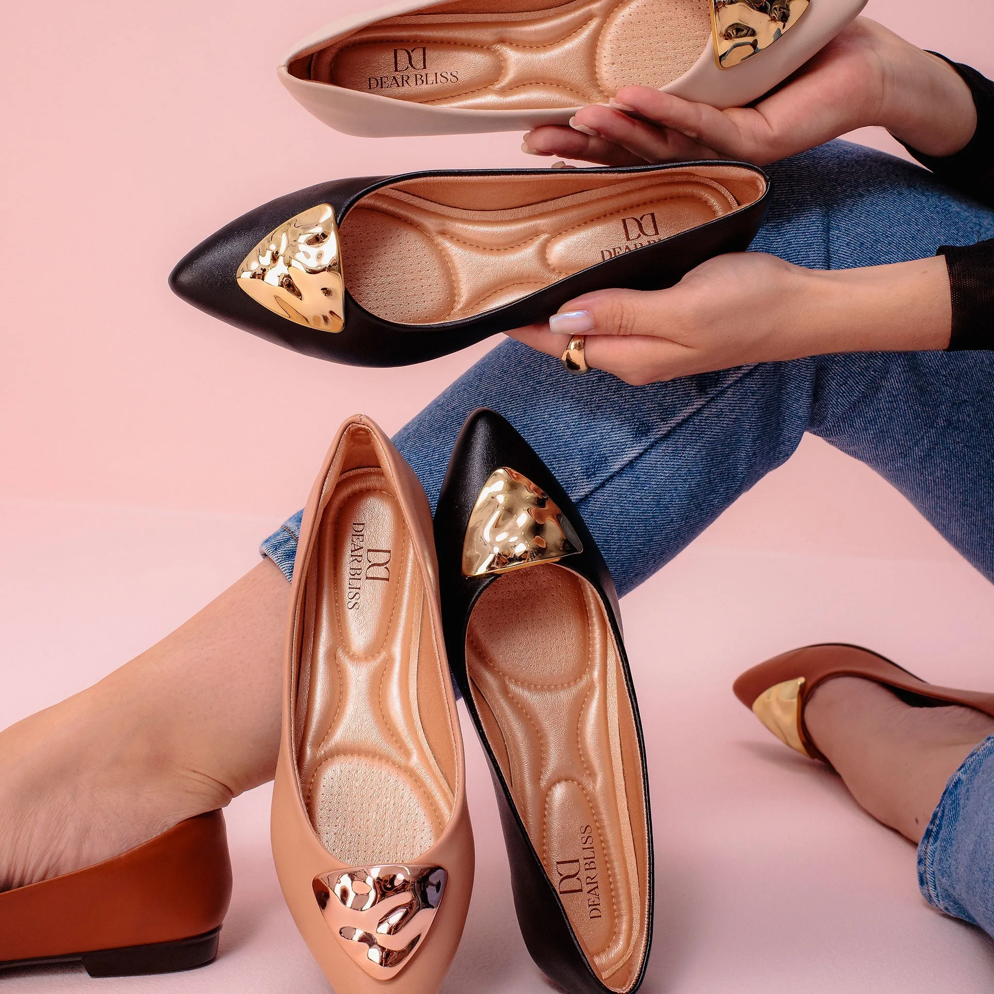 Elena Pele Pointed Toe Flats