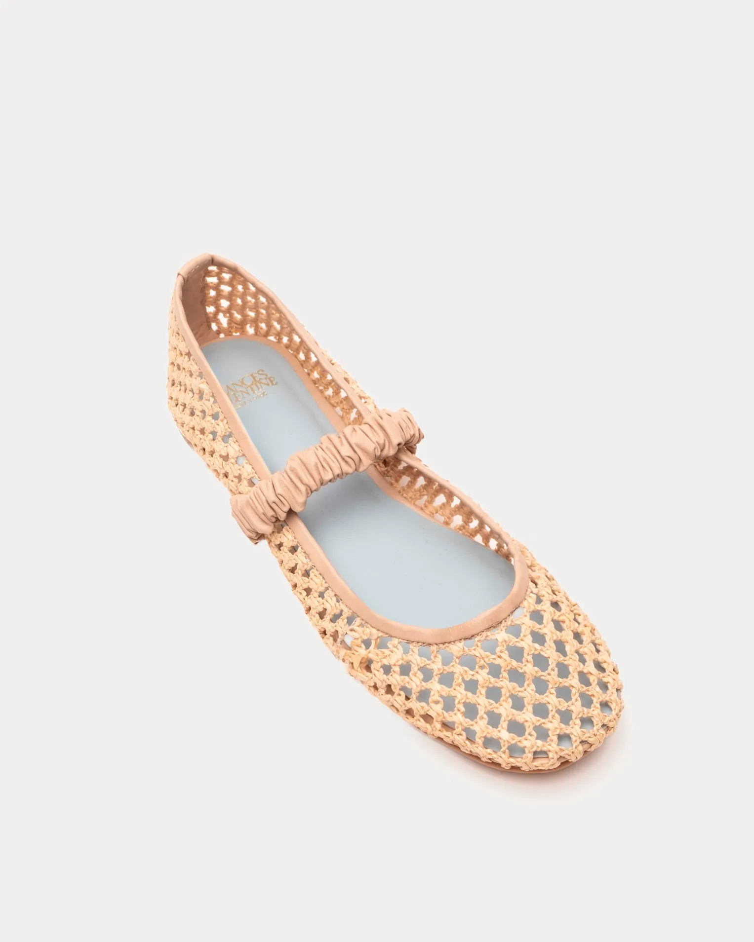 Ella Raffia Ballet Flat - Natural