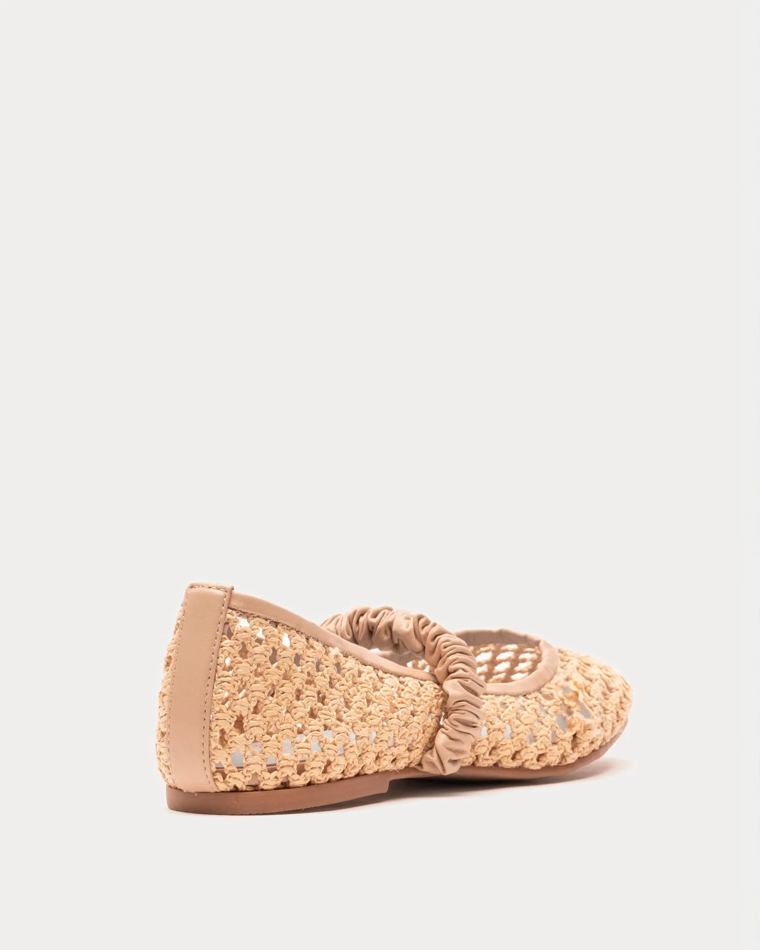 Ella Raffia Ballet Flat - Natural