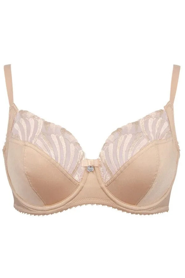 Embrace Side Support Bra - Nude