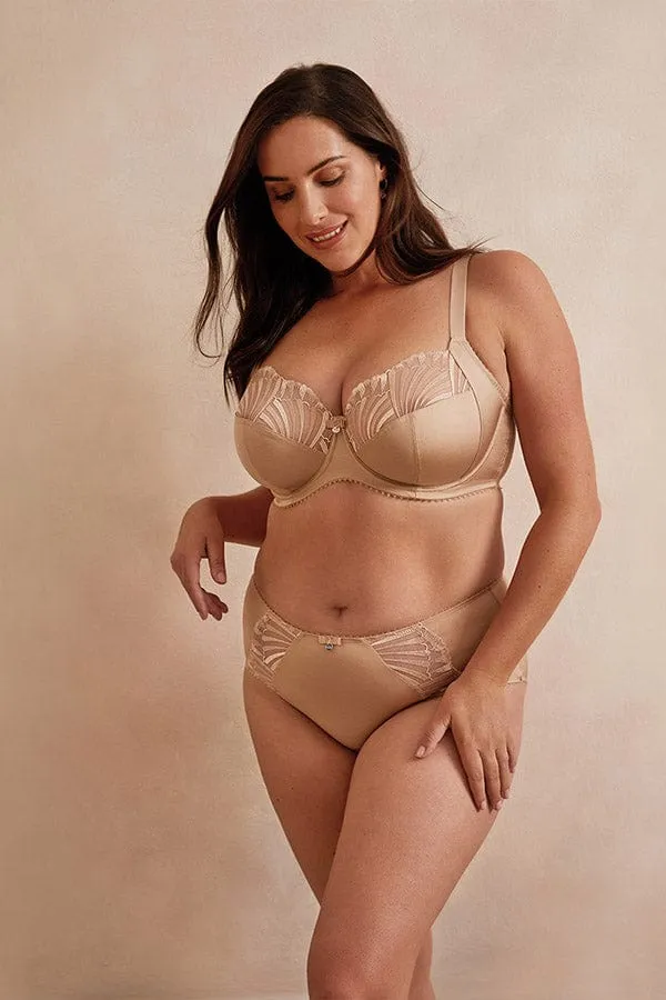 Embrace Side Support Bra - Nude