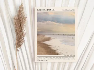 Emerald Isle Wall Canvas, North Carolina, USA