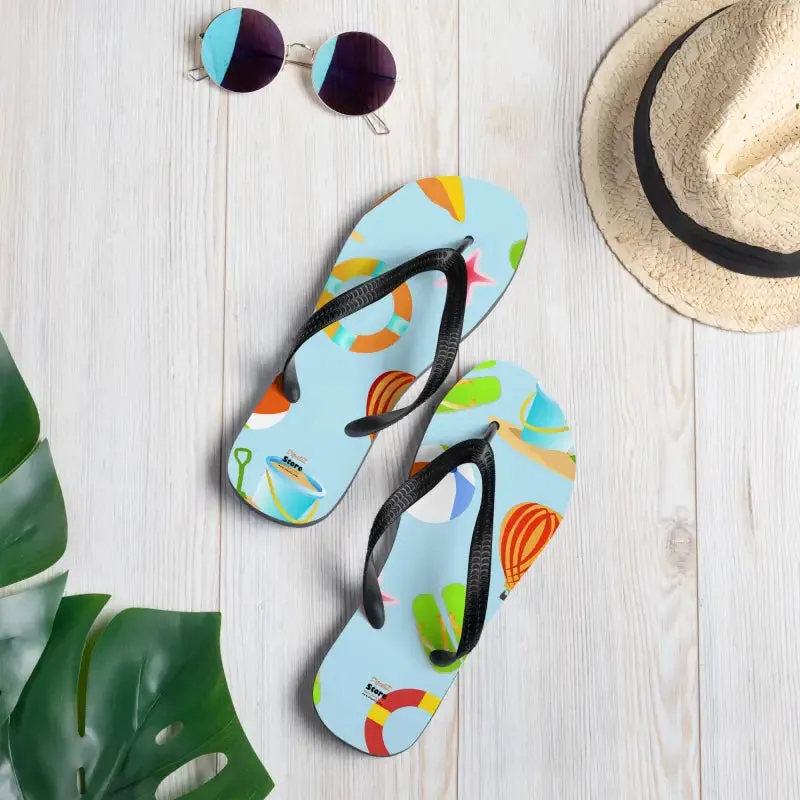Epic Summer Slip Resistant Beach Print Flip Flops