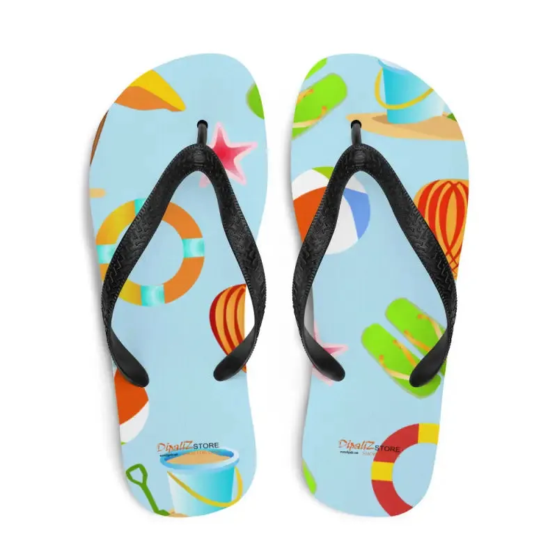 Epic Summer Slip Resistant Beach Print Flip Flops