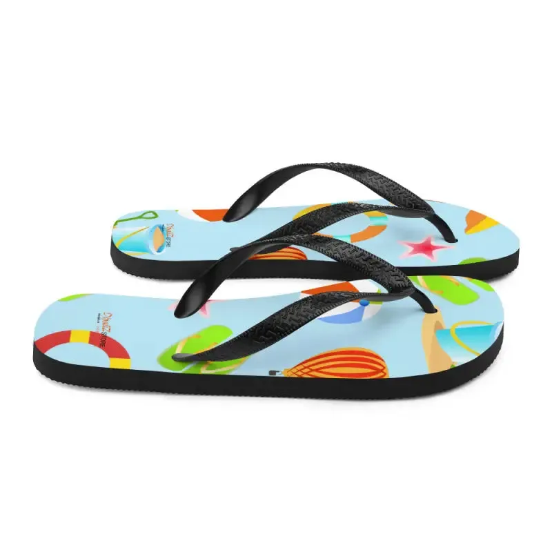 Epic Summer Slip Resistant Beach Print Flip Flops