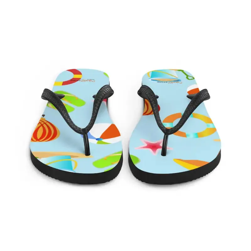 Epic Summer Slip Resistant Beach Print Flip Flops