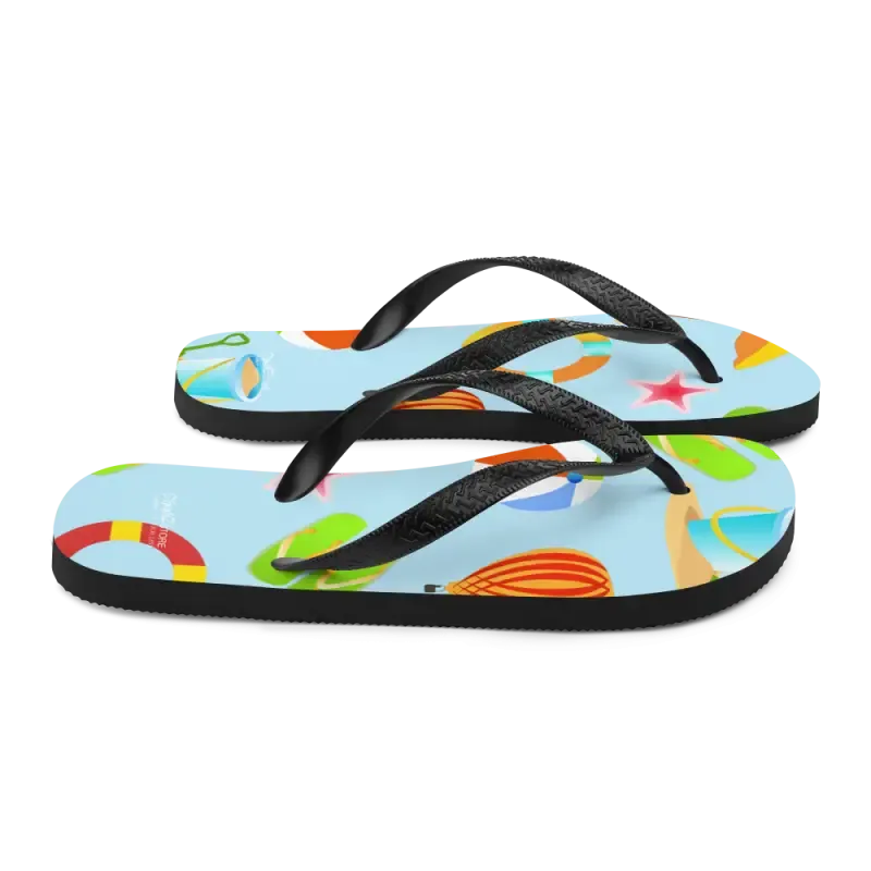 Epic Summer Slip Resistant Beach Print Flip Flops