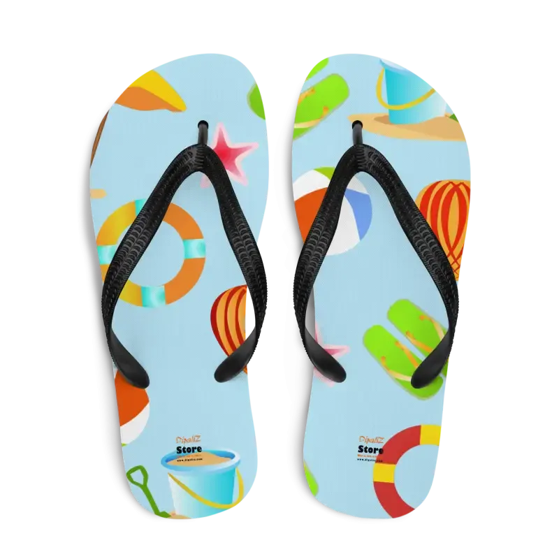 Epic Summer Slip Resistant Beach Print Flip Flops