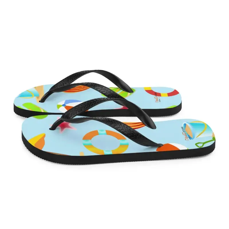 Epic Summer Slip Resistant Beach Print Flip Flops
