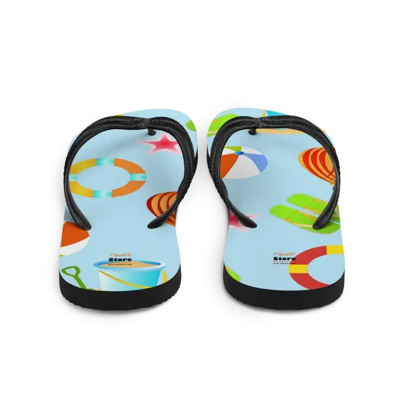 Epic Summer Slip Resistant Beach Print Flip Flops