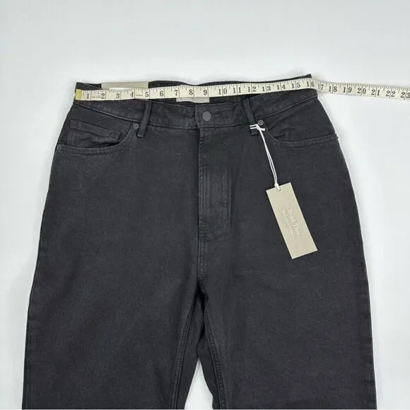Everlane Women's NWT Black The Curvy Cheeky Minimalist Jean W32 Crop/L26