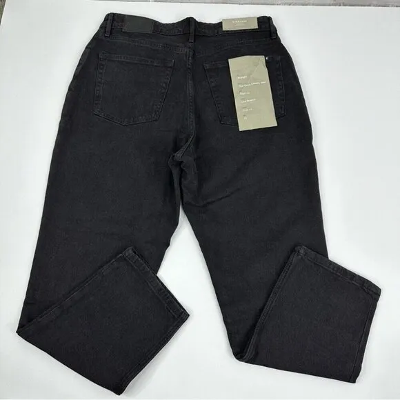 Everlane Women's NWT Black The Curvy Cheeky Minimalist Jean W32 Crop/L26