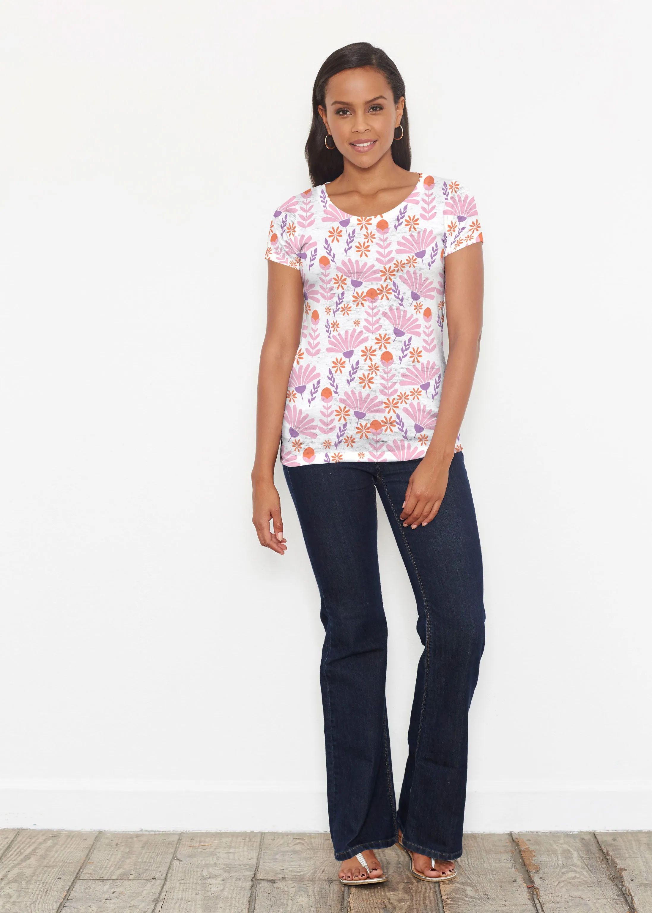 Fanfare (8042) ~ Short Sleeve Scoop Shirt