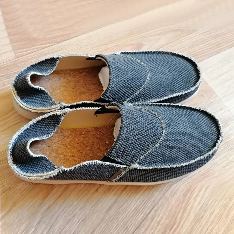 Fashion Flat Loafers Shoes Canvas Shoes