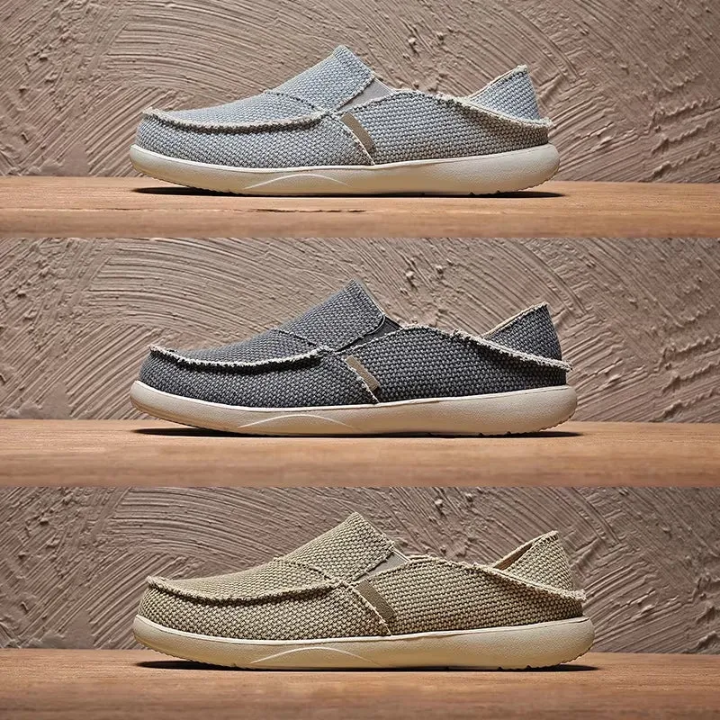 Fashion Flat Loafers Shoes Canvas Shoes