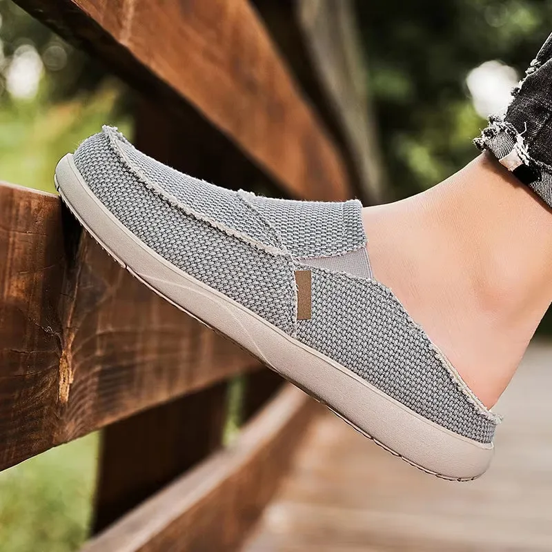 Fashion Flat Loafers Shoes Canvas Shoes